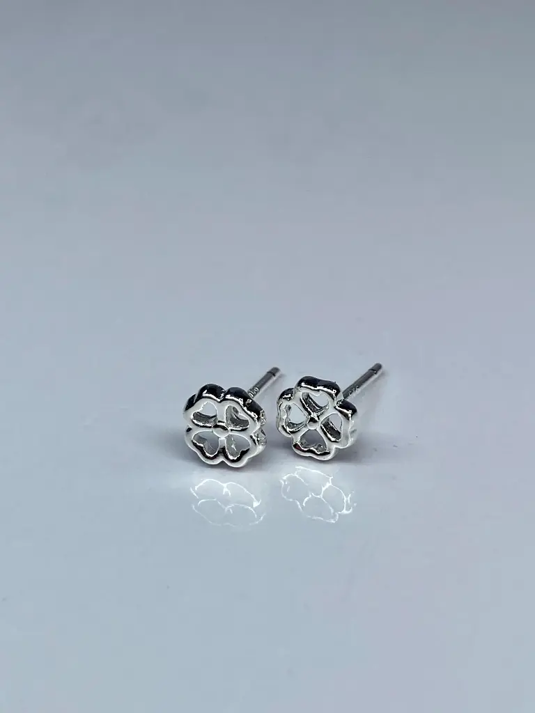 Four Leaf Clover Stud Earrings