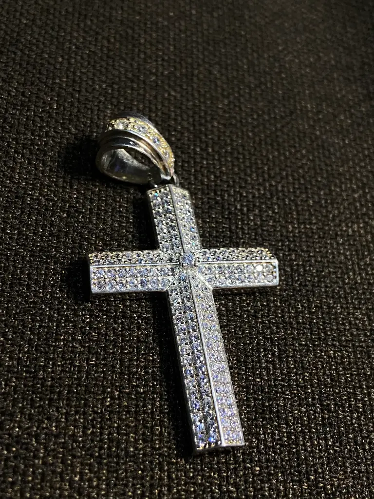 Luminous Faith Cross Pendant