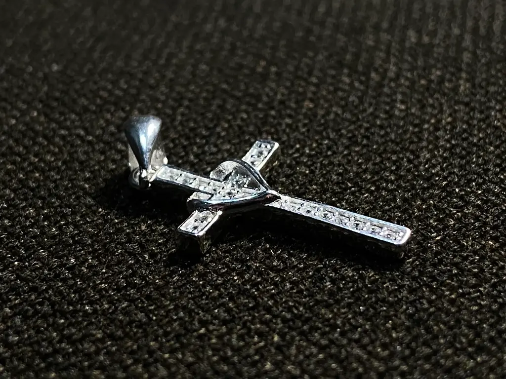 Silver Infinity Cross Pendant