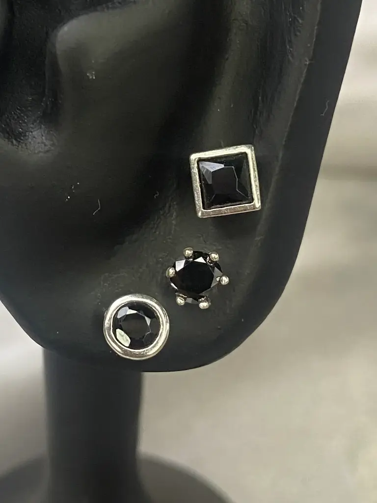 Classic Black Earrings