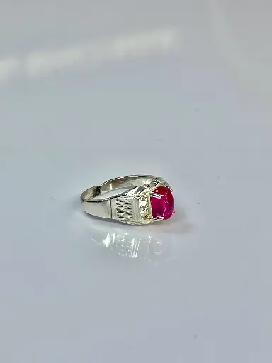 Crimson Spark Ring