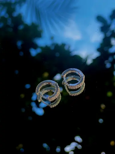 Classic Tiny Stone Clip Earrings