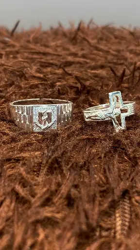 Anchor of Valor Ring / Crucifixion Valor Ring