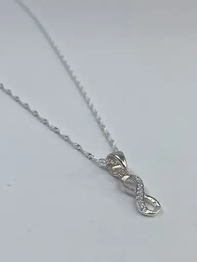 Silver Eternity Necklace