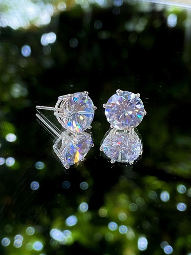 Classic Stone Stud Earrings
